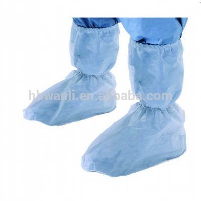 Waterproof shoe/boot cover with tough PVC sole