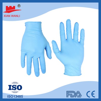 Disposable Nitrile red latex hot-selling safety winter gloves medical