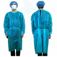 Disposable isolation gown